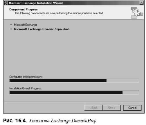      Exchange Server 2003 c  DomainPrep